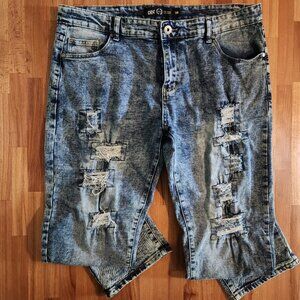 CR24 Chrome Edge Distressed Jeans 38